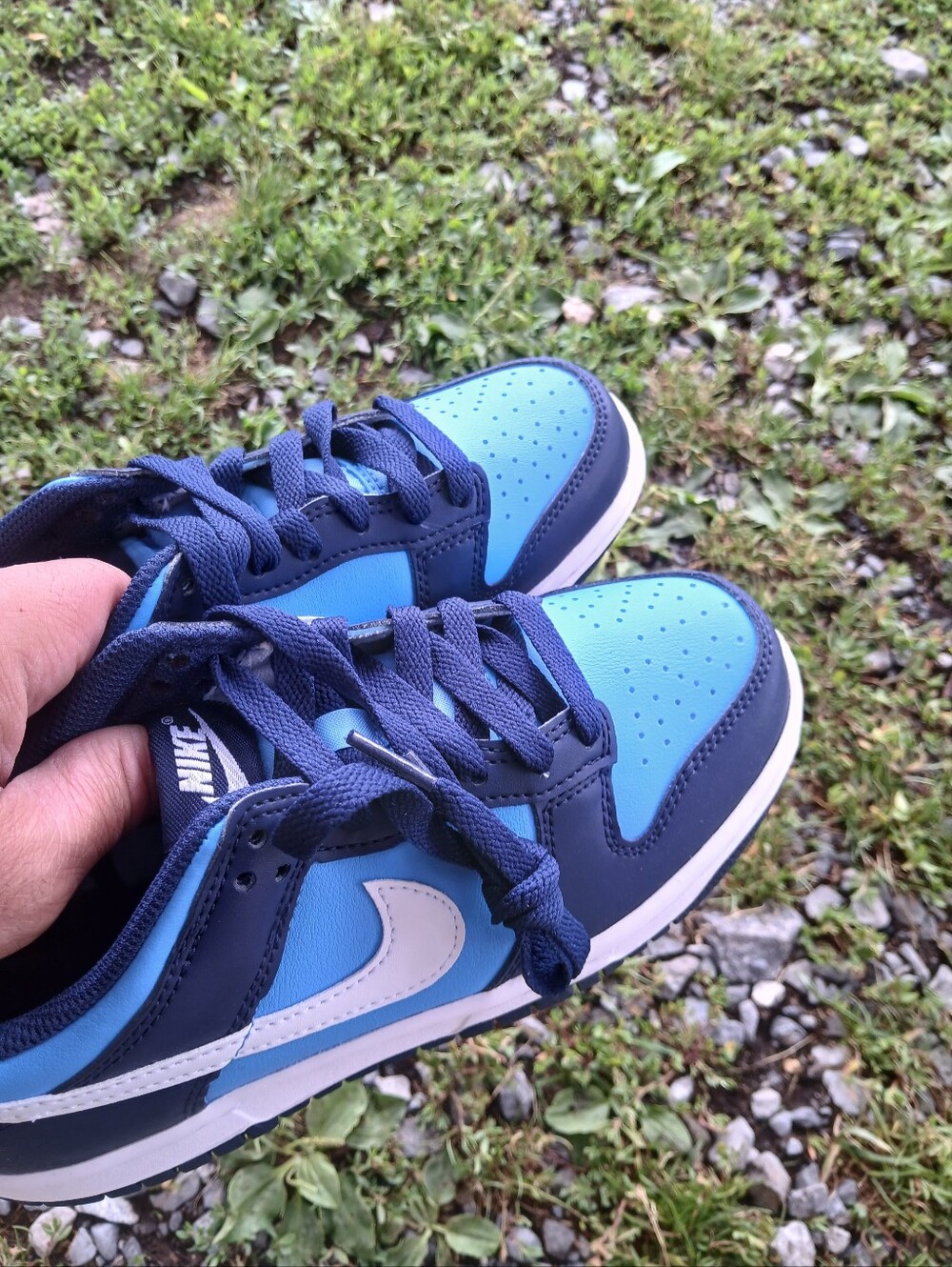🇺🇸 4th of July Nike Dunk Low Streetwear/Lifestyle Shoes Size 4.5 Youth/6 Women - Picture 2 of 10